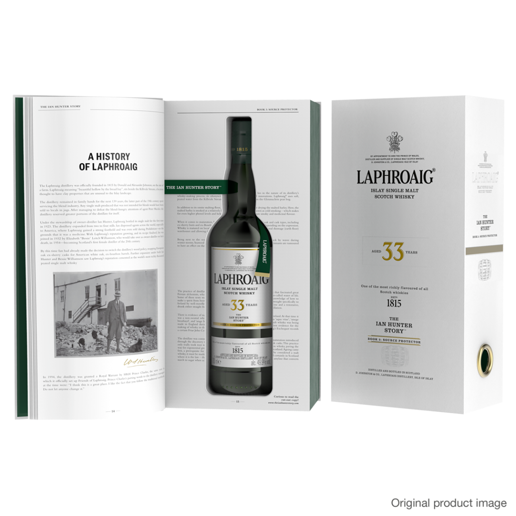 Laphroaig 33 Year Old The Ian Hunter Story Book #3 Single Malt Scotch Whisky 700ml - Kent Street Cellars