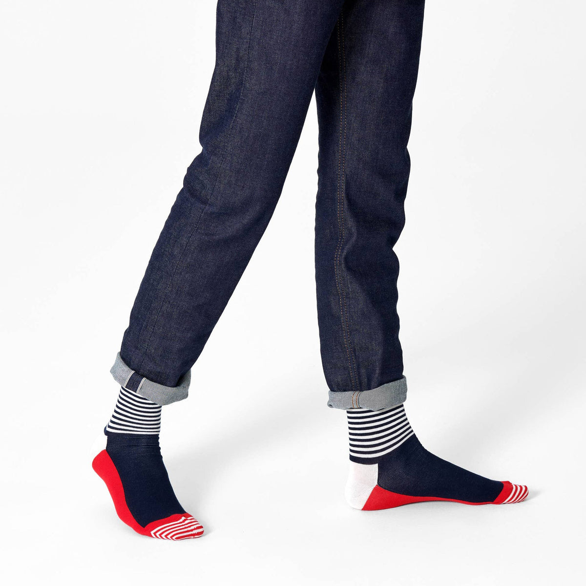 Happy Socks Half Stripe Socks