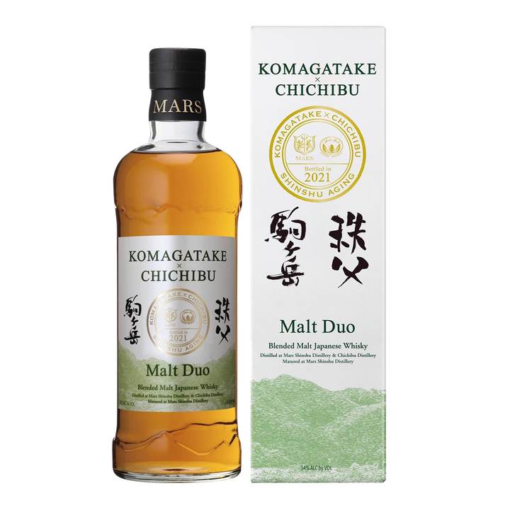 Mars Whisky Malt Duo Komagatake x Chichibu Blended Malt Japanese Whisky (2021 Release)