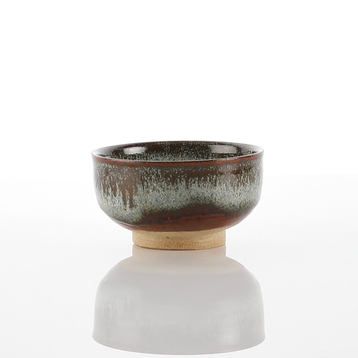 Matsuda Mitsuhiro Ceramics - Guinomi (Sake Cup) - Red Glaze