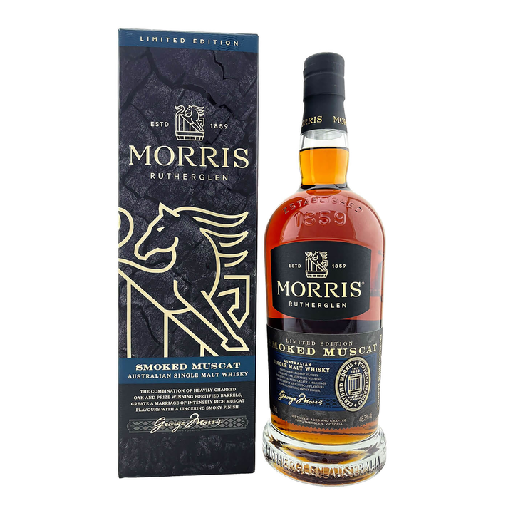 Morris Rutherglen Smoked Muscat Barrel Finished Single Malt Australian Whisky 700ml