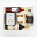 Full sized bottle negroni cocktail making kit. Campari, Lillet and Four Pillars with bar tools