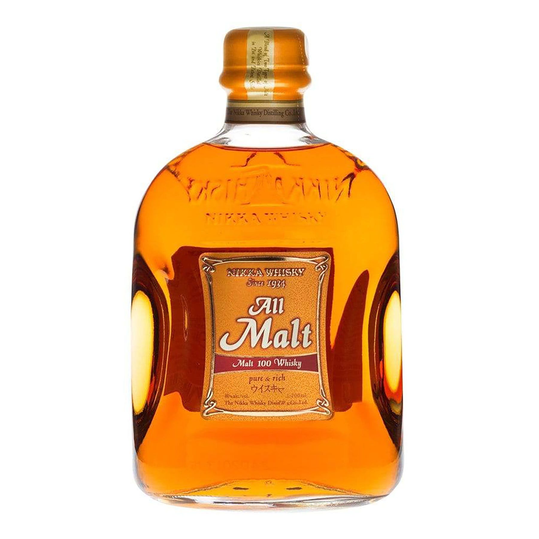 Nikka All Malt Pure and Rich Blended Malt Japanese Whisky 700ml - Kent Street Cellars