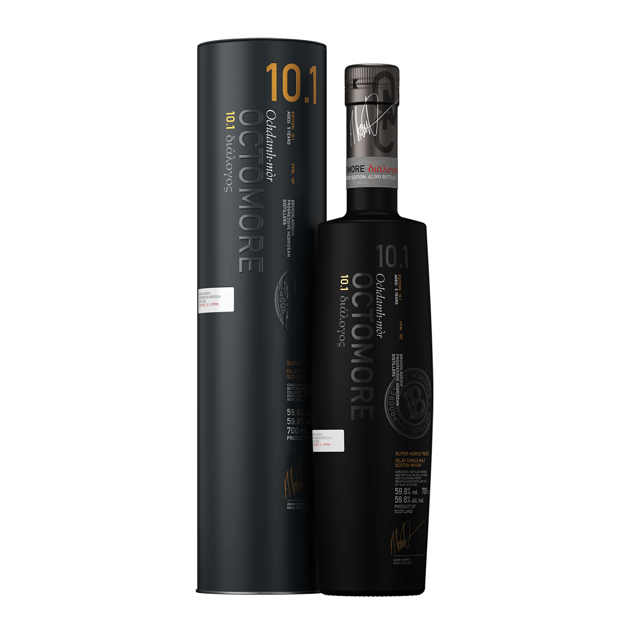 Bruichladdich Octomore 10.1 Dialogos Cask Strength Single Malt Scotch Whisky 700ml - Kent Street Cellars