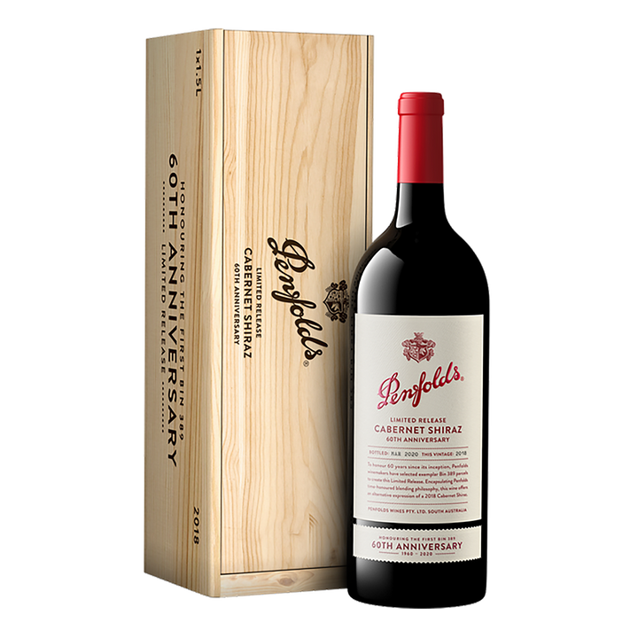 Penfolds Bin 389 Cabernet Shiraz 60th Anniversary Limited Release 2018 1.5L