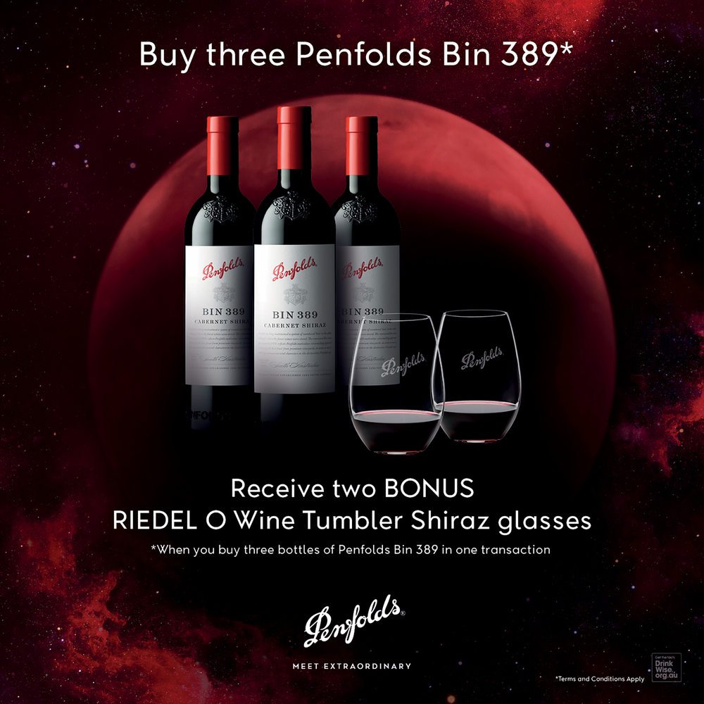 Penfolds Bin 389 2019 + Riedel O Wine Tumbler - Kent Street Cellars