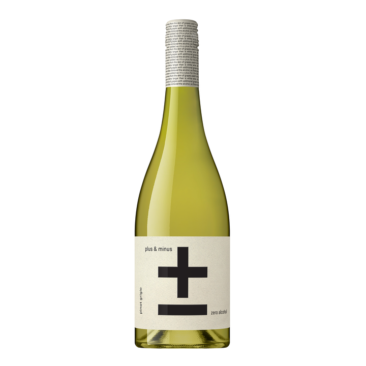 Plus and Minus Zero Alcohol Pinot Grigio