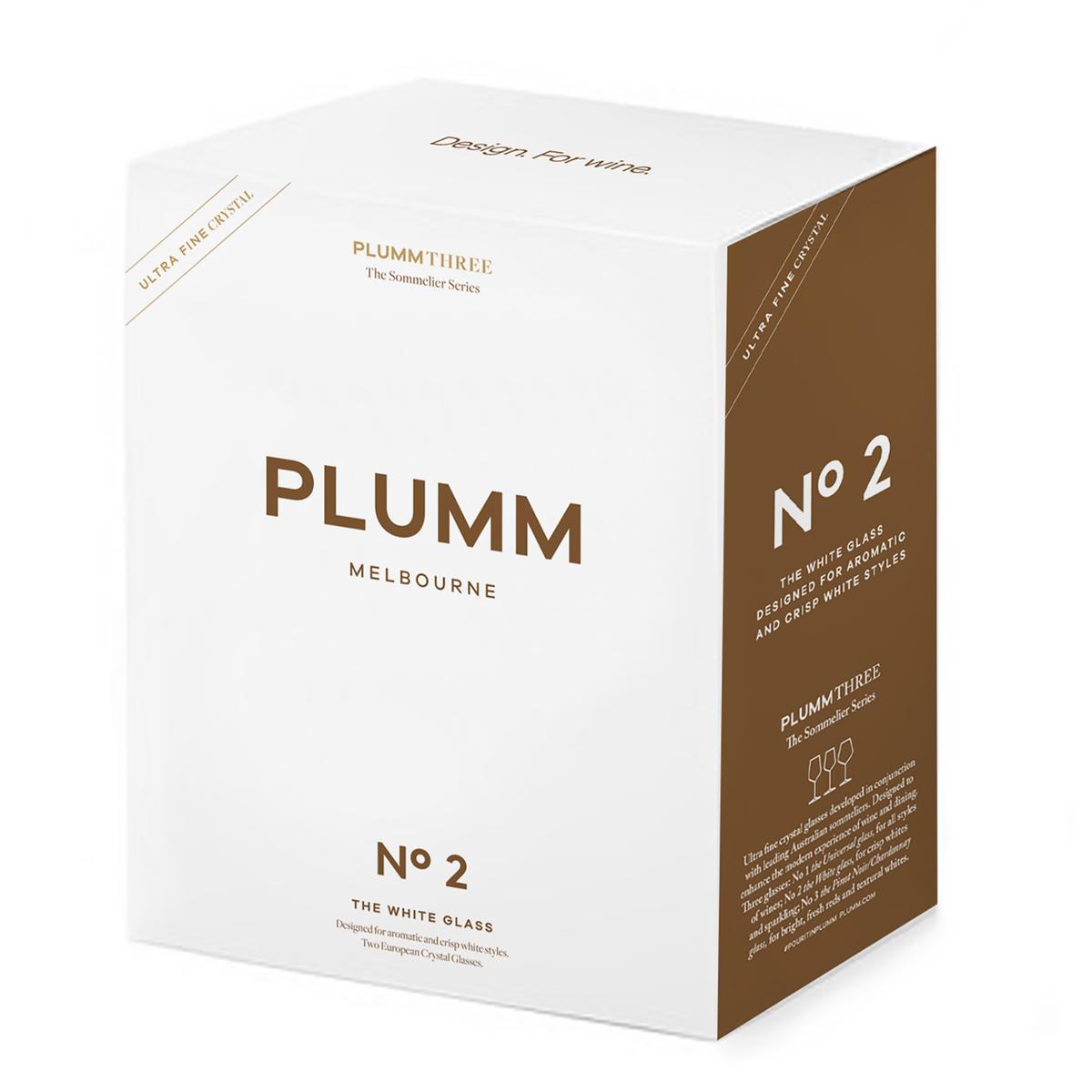 PLUMM Three No 2 The White Glass (2 Pack)