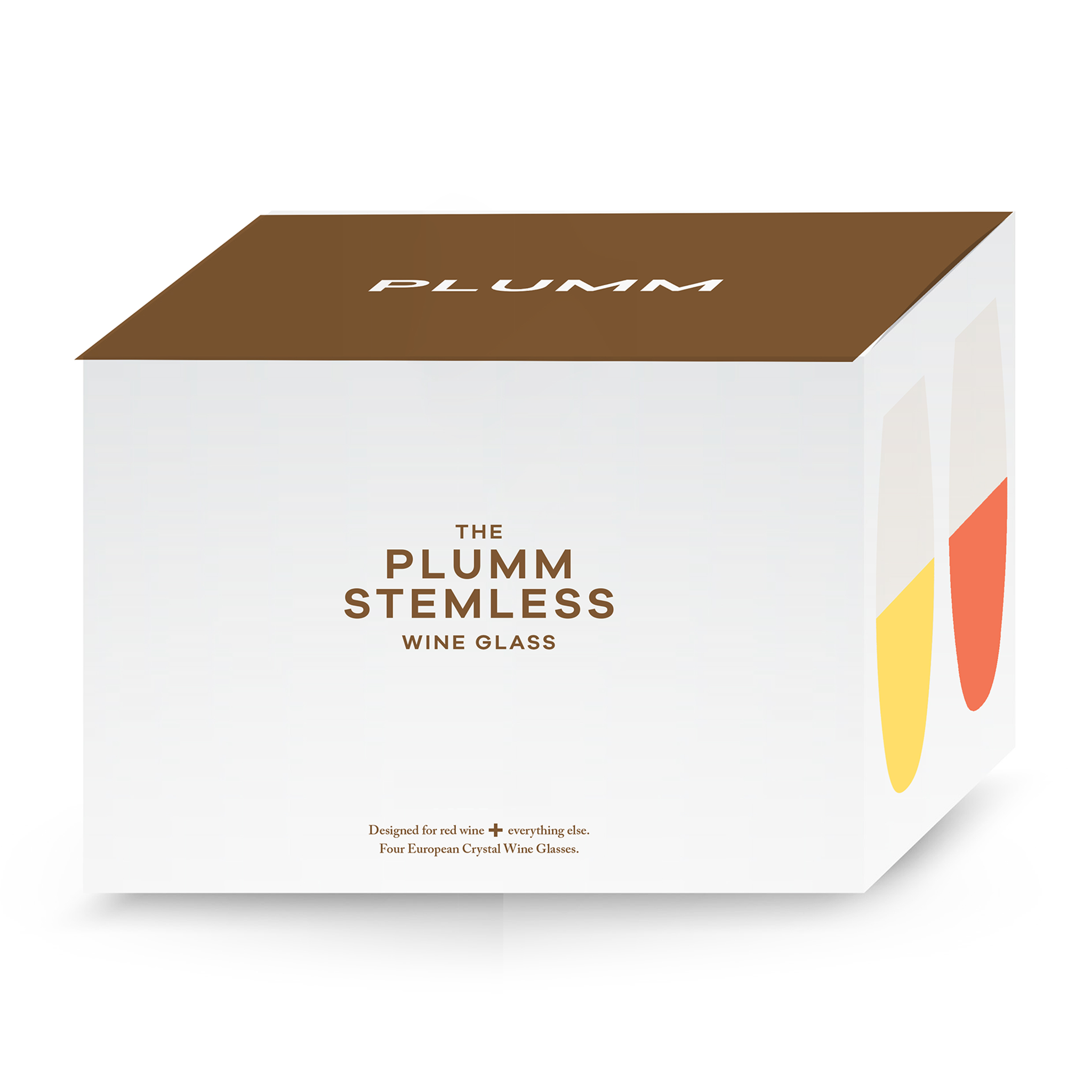 PLUMM Stemless White+ (4 Pack)