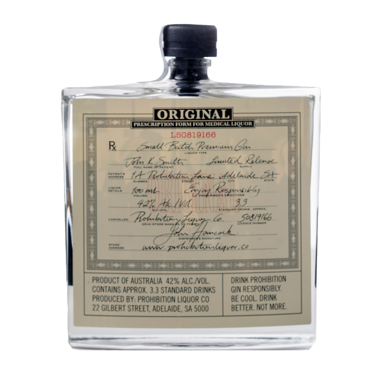 Prohibition Liquor Co's Original Series - Gin Gift Pack - Kent Street Cellars