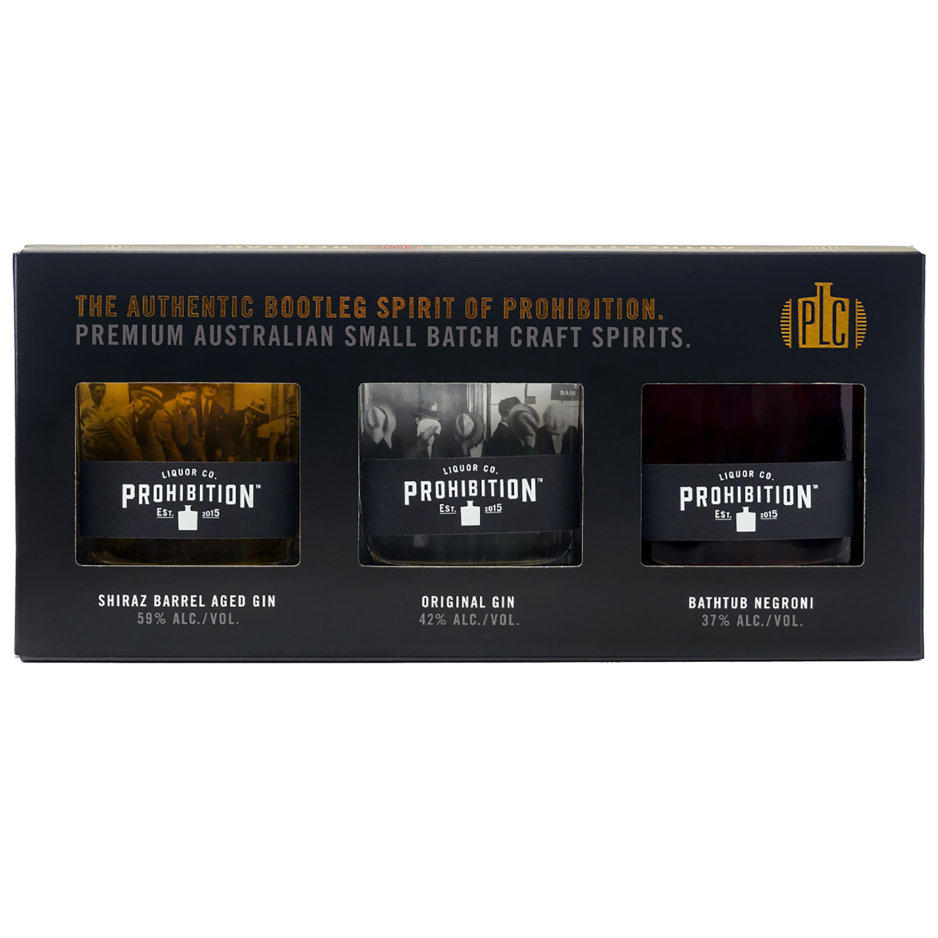 The Prohibition Gin Range