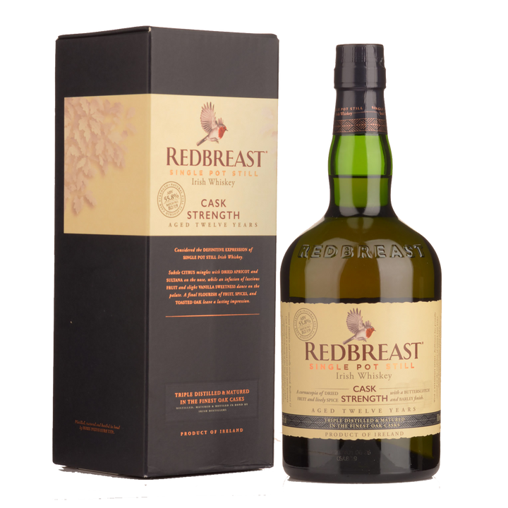 Redbreast Cask Strength 12 Year Old Single Pot Still Irish Whiskey 700ml