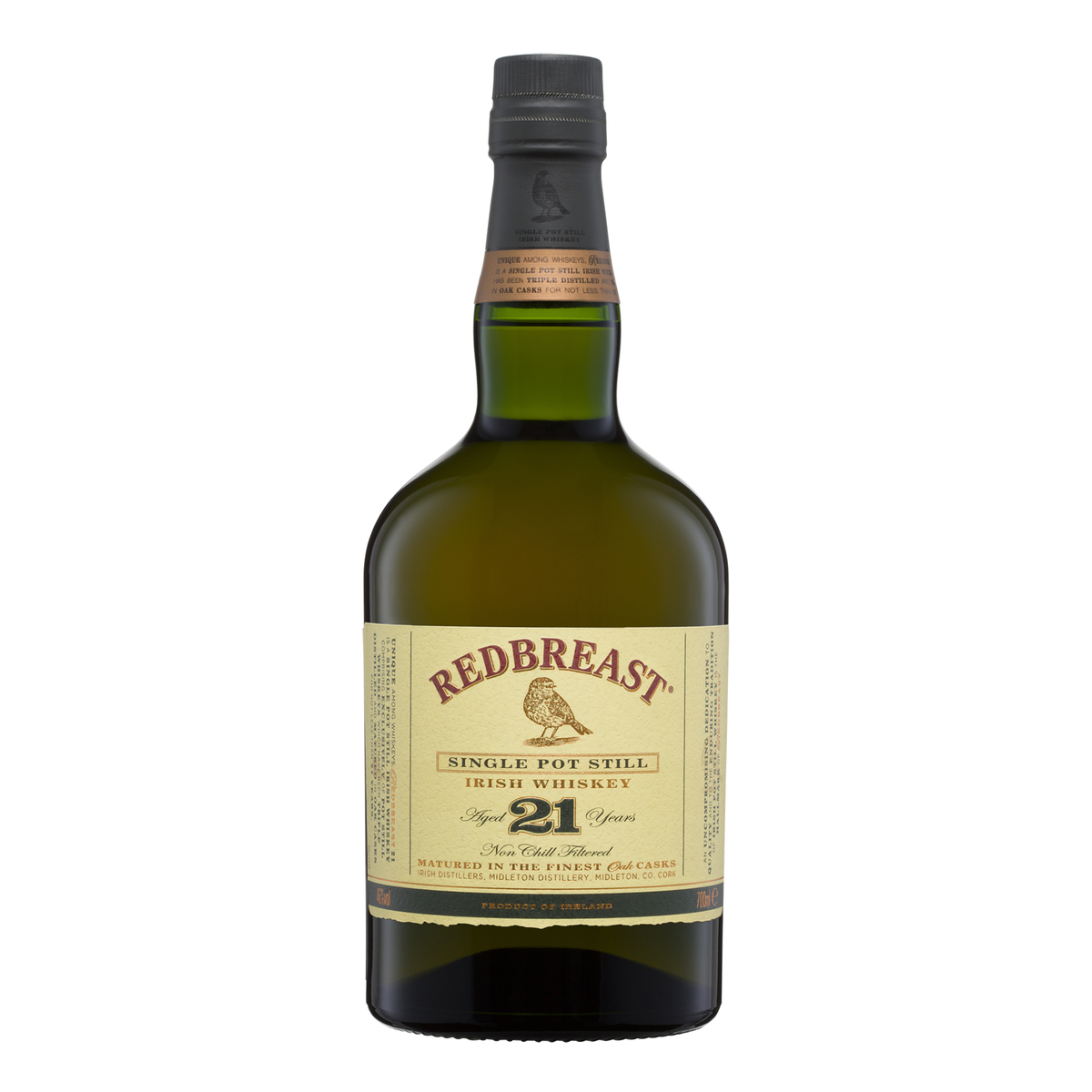 Redbreast Pot Still 21 Year Old Irish Whiskey 700ml - Kent Street Cellars