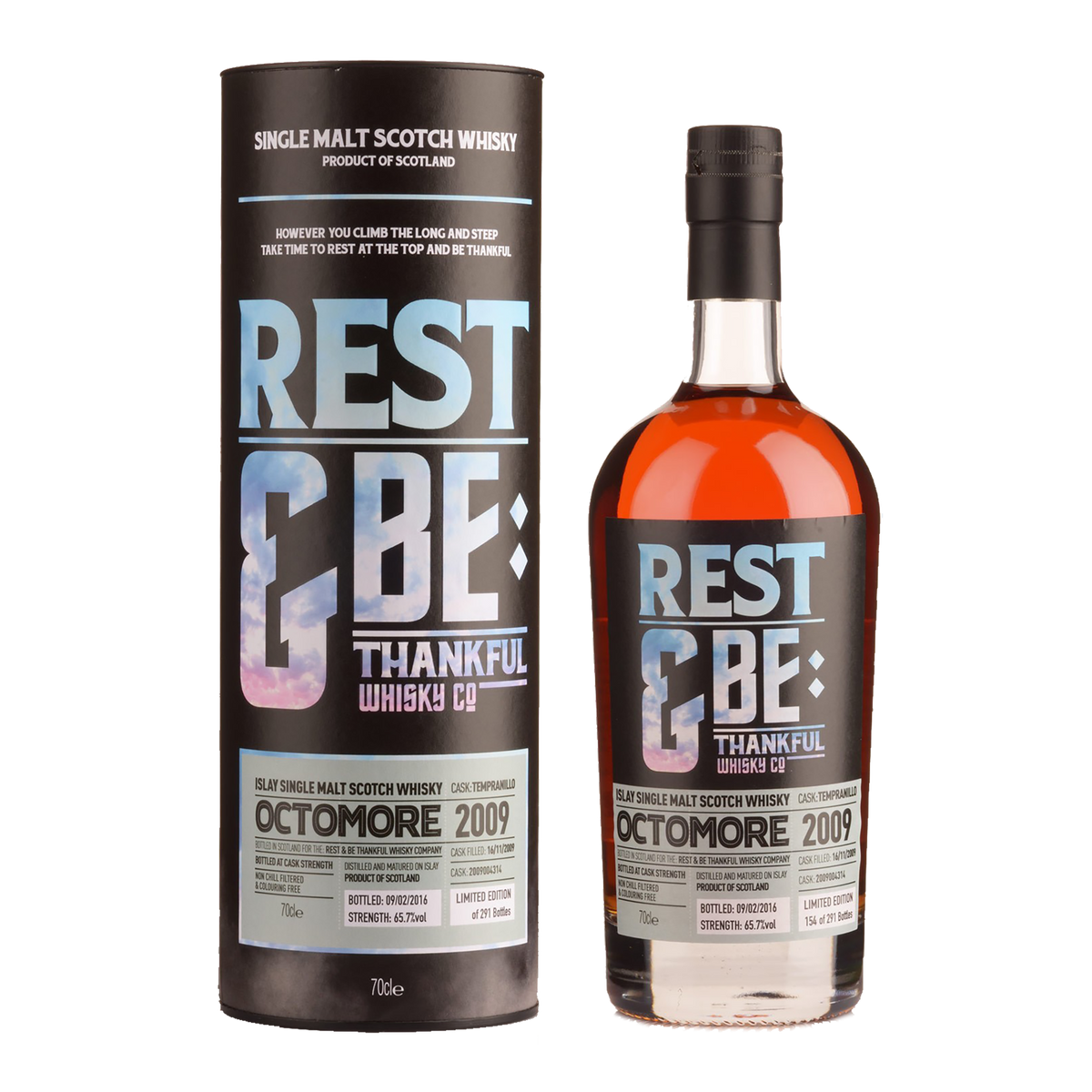 Rest & Be Thankful Bruichladdich Octomore Tempranillo Cask 6 Year Old Cask Strength Single Malt Scotch Whisky 700ml (2009 Release) - Kent Street cellars