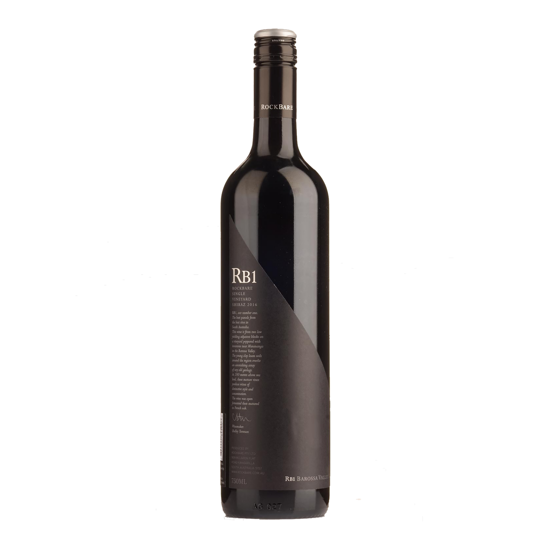 Rockbare RB1 Single Vineyard Shiraz 2018 - Kent Street Cellars