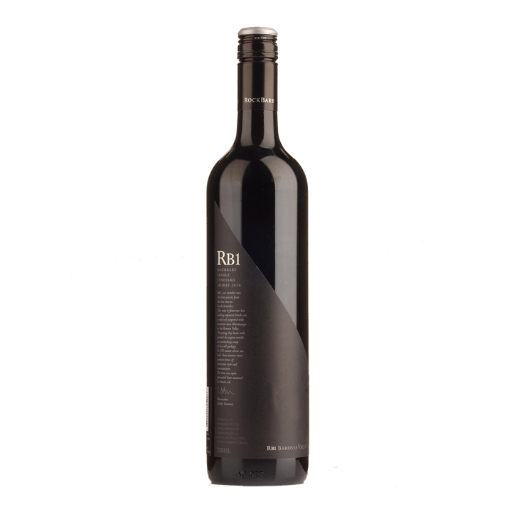 Rockbare RB1 Single Vineyard Shiraz 2018