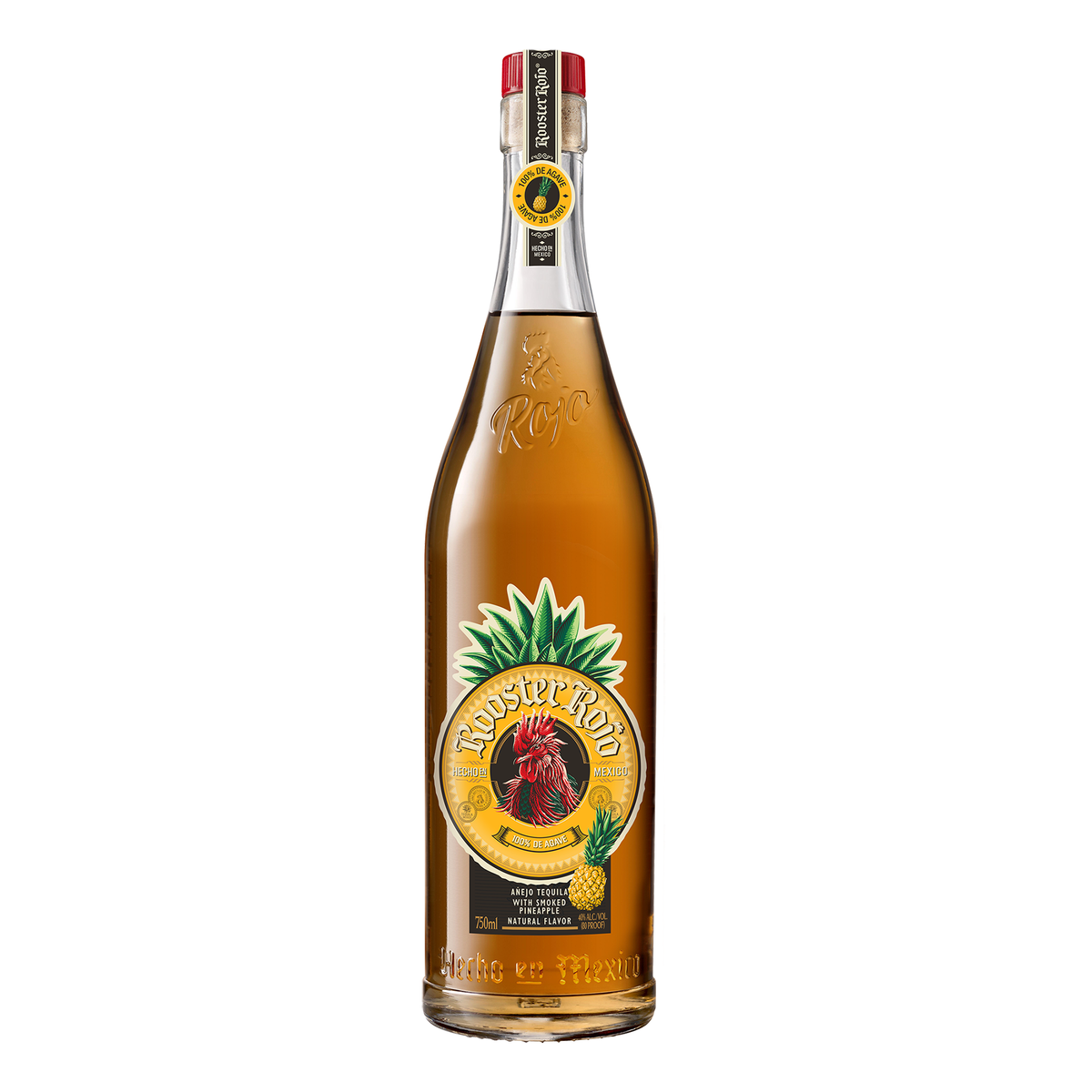 Rooster Rojo Añejo Smoked Pineapple Tequila 700ml - Kent Street Cellars