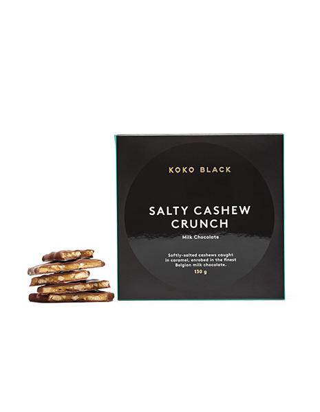 Koko Black Salty Cashew Crunch Milk Chocolate