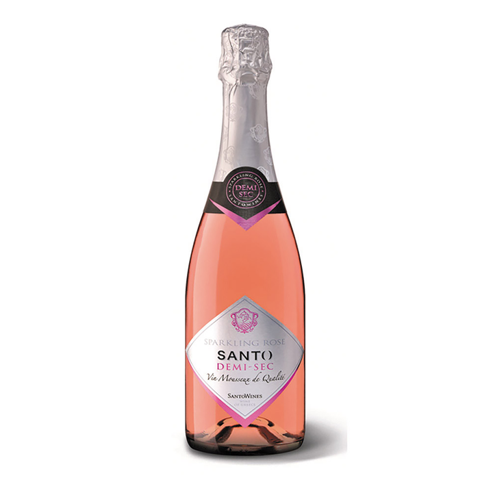SantoWines Santo Sparkling Rose Demi-Sec NV