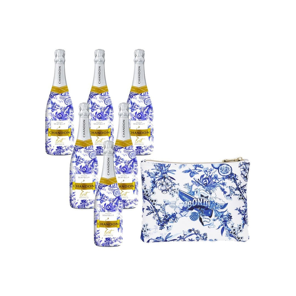 Chandon Brut NV Seafolly - 6 Bottles + Bikini Bag