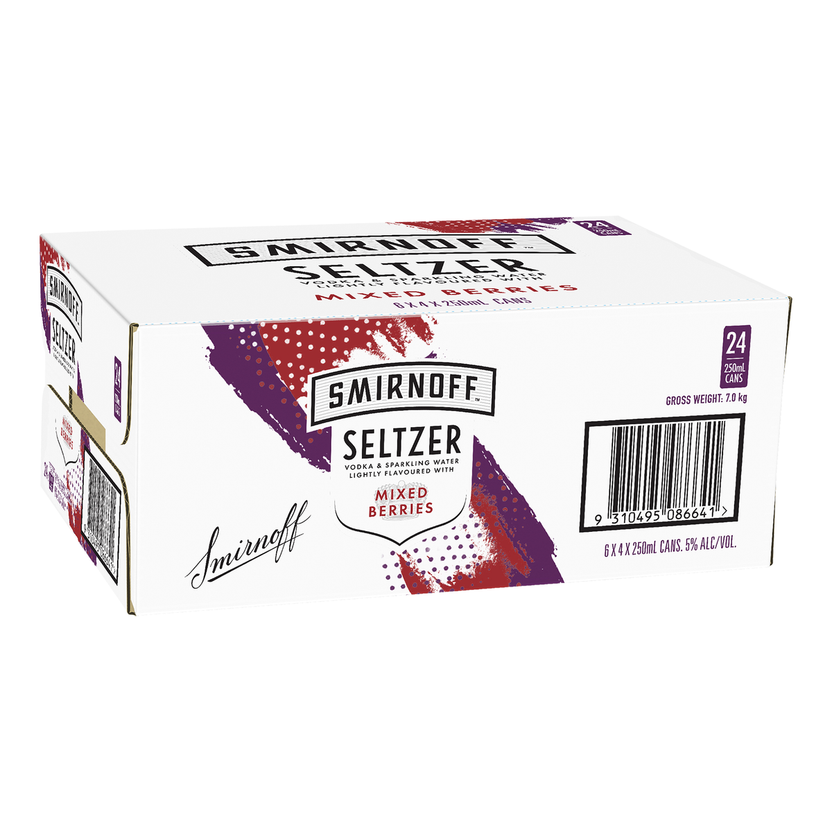 Smirnoff Seltzer Mixed Berries (Case) - Kent Street Cellars