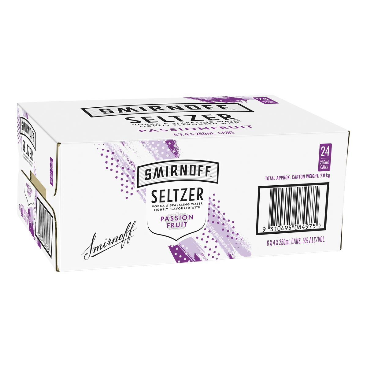 Smirnoff Seltzer Passionfruit (Case) - kent street cellars