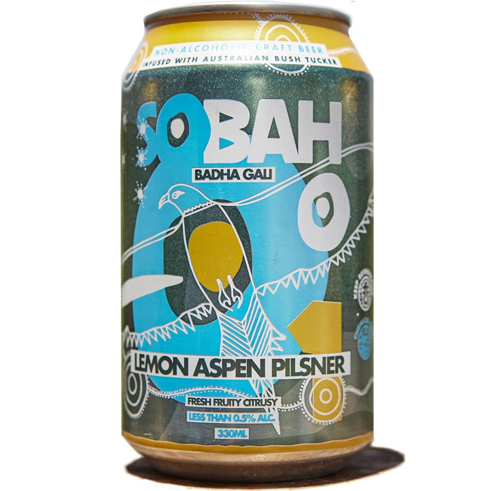 Sobah Lemon Aspen Non-Alcoholic Pilsner (4 Pack)