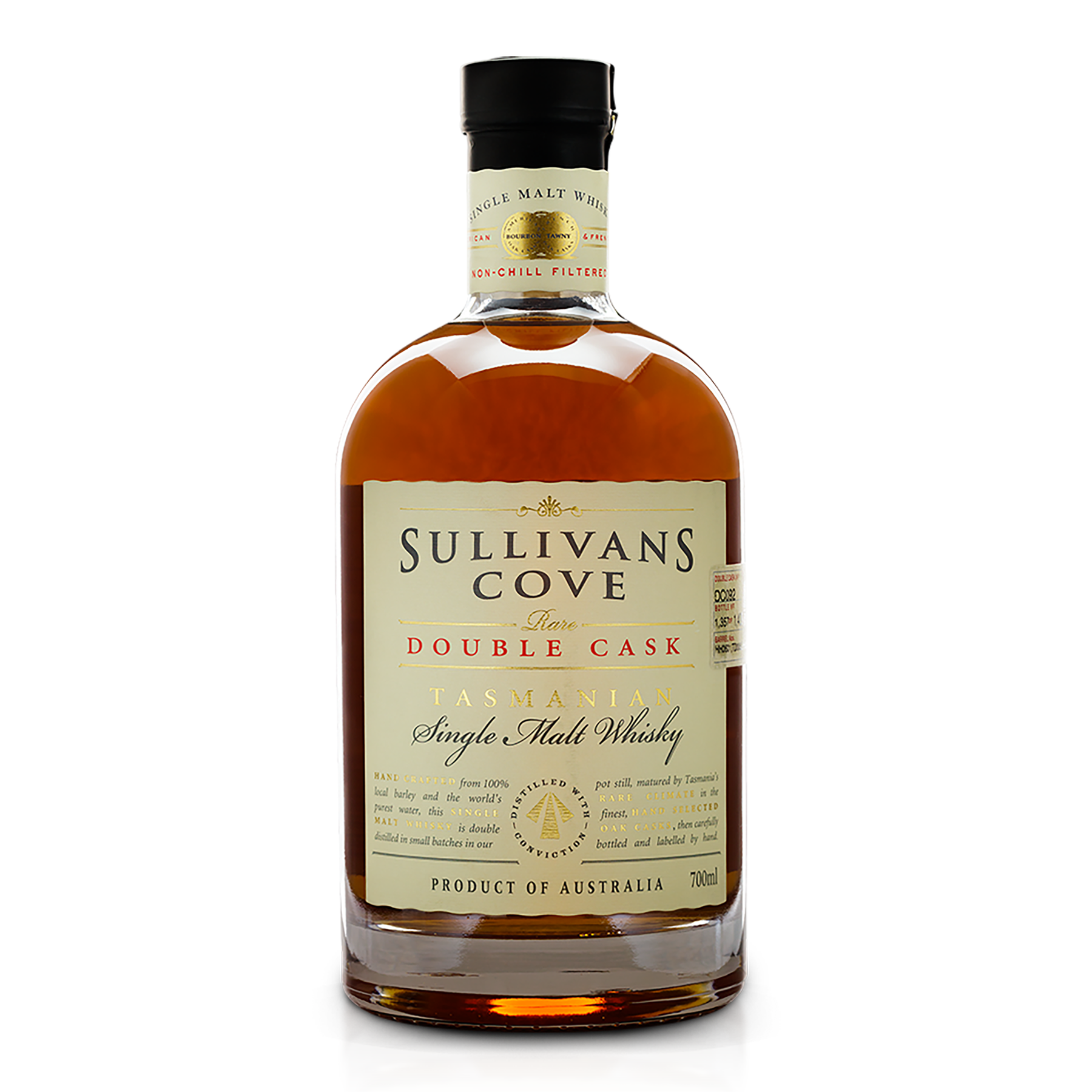Sullivans Cove Rare Double Cask Tasmanian Single Malt Whisky 700ml (DC111) - Kent Street Cellars