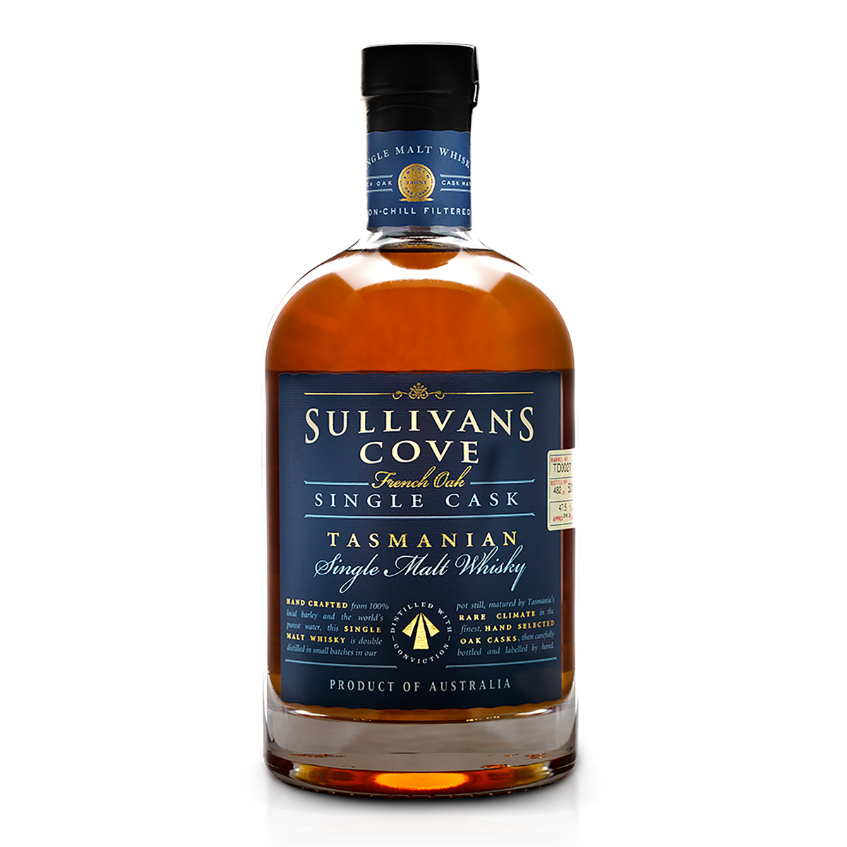 Sullivans Cove French Oak Single Cask Single Malt Whisky 700ml  (TD0226) - Kent Street Celllars