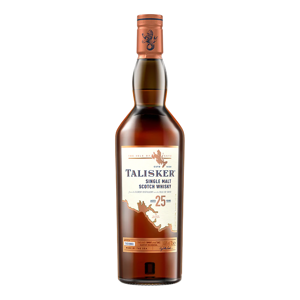 Talisker 25 Year Old Single Malt Scotch Whisky 700ml - Kent Street Cellars