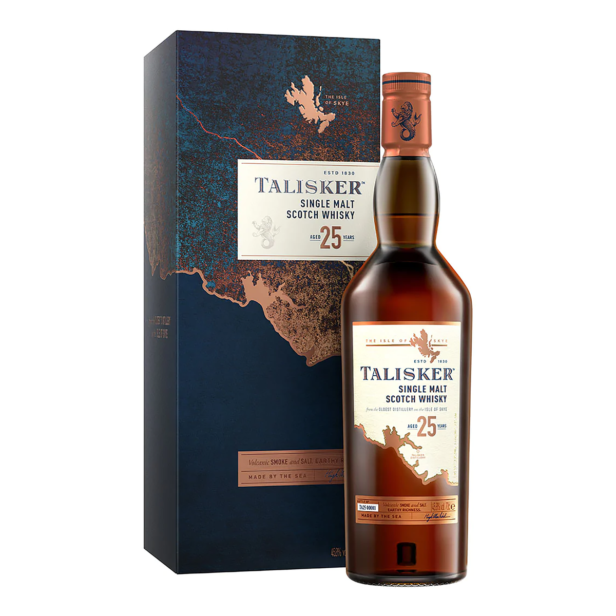Talisker 25 Year Old Single Malt Scotch Whisky | Kent Street Cellars