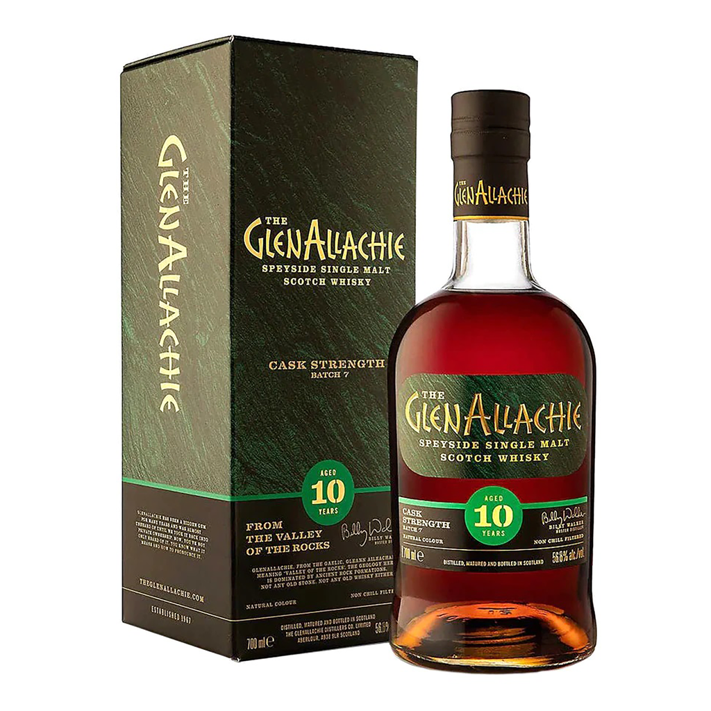 ウイスキー The GlenAllachie 10 Years Old 700ml GlenAllachie 10 Years Old Cask Strength Speyside Single Malt