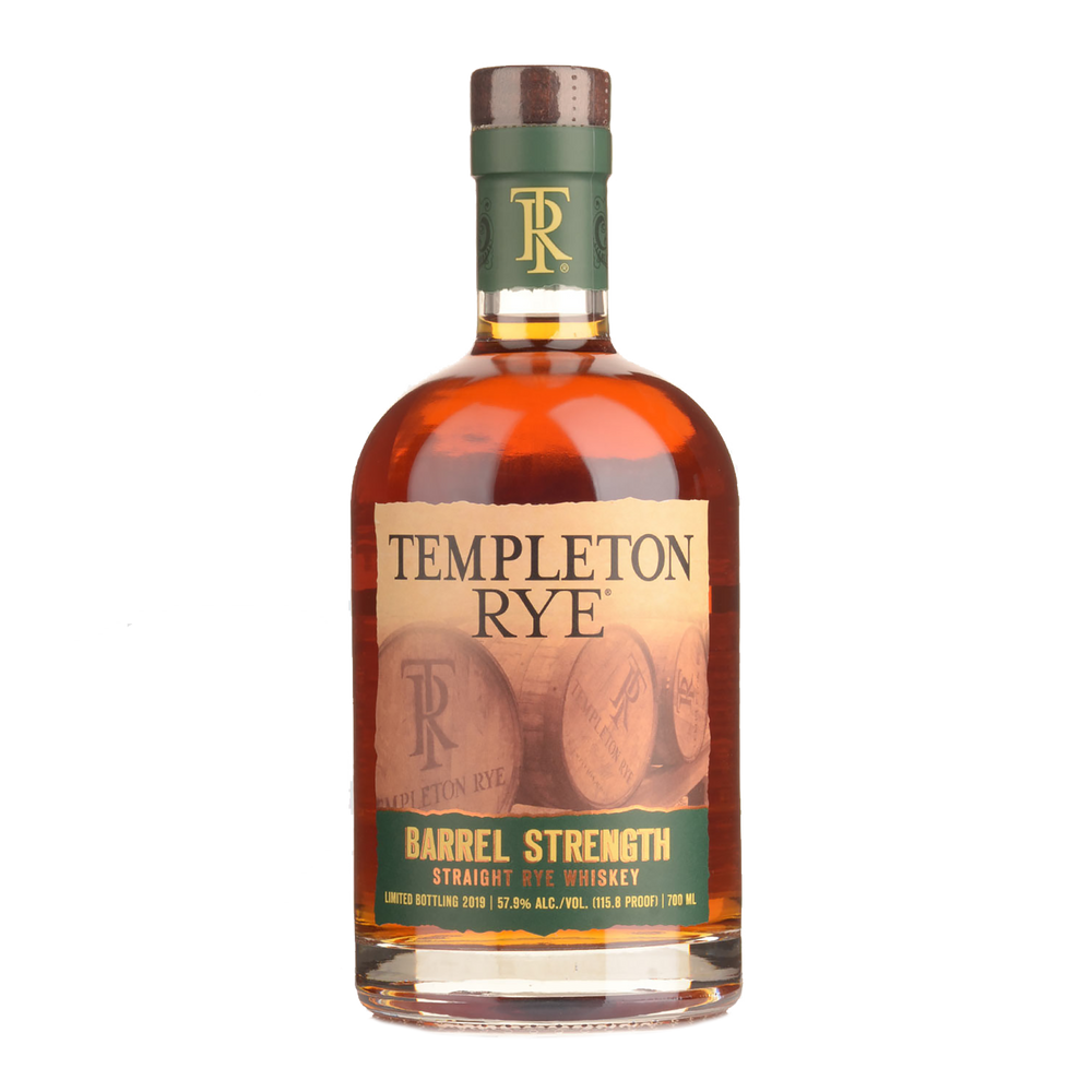 Templeton Barrel Strength Straight Rye Whiskey 700ml - Kent Street Cellars