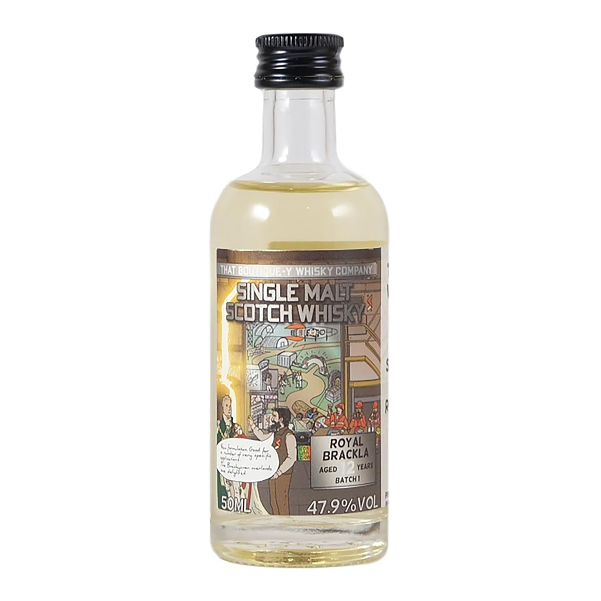 That Boutique-y Whisky Company Royal Brackla Distillery 12 Year Old Single Malt Scotch Whisky 50ml - Kent Street Cellars