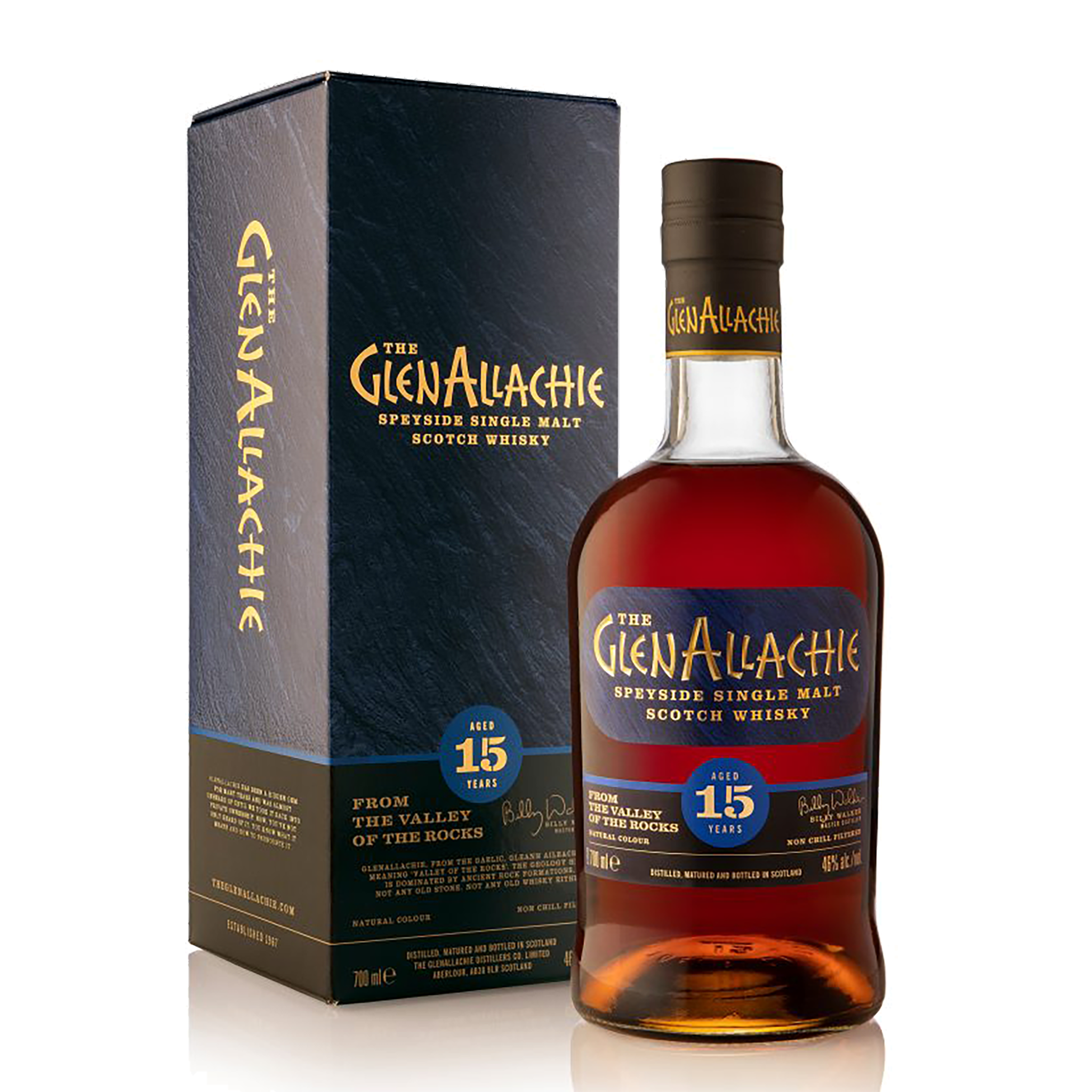 GlenAllachie 15 Year Old Single Malt Scotch Whisky 700ml - Kent Street Cellars