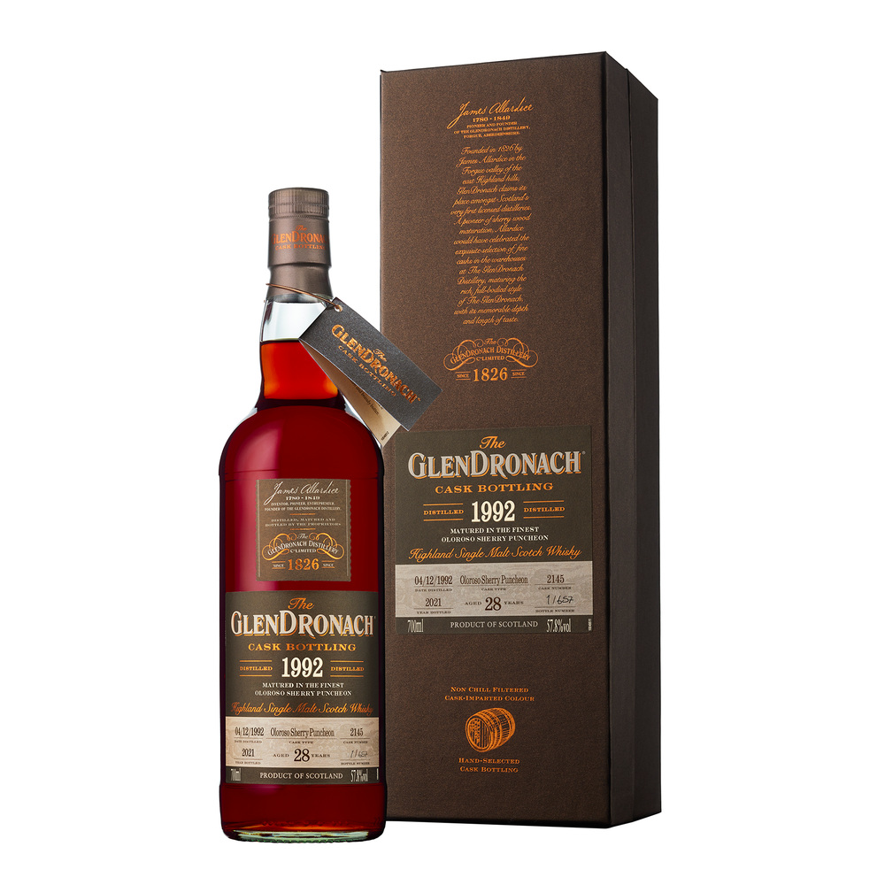 The Glendronach 1992 Single Cask #2145 Batch 19 28 Year Old Single Malt Scotch Whisky 700ml- Kent Street Cellars