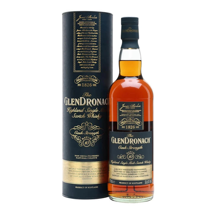 The Glendronach Cask Strength Batch 10 Single Malt Scotch Whisky 700ml