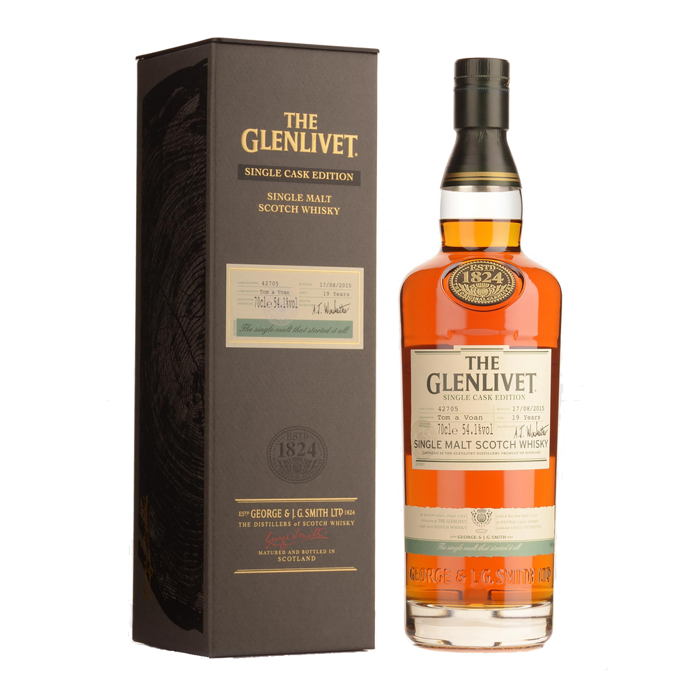 The Glenlivet Tom A Voan Single Cask 19 Year Old Cask Strength Single Malt Scotch Whisky 700ml - Kent Street Cellars