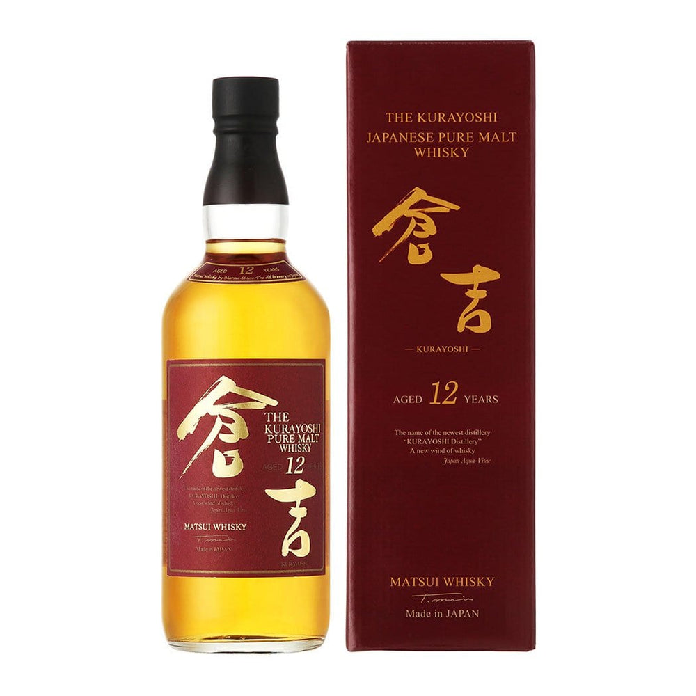 The Kurayoshi 12 Year Old Pure Malt Japanese Whisky 700ml - Kent Street Cellars