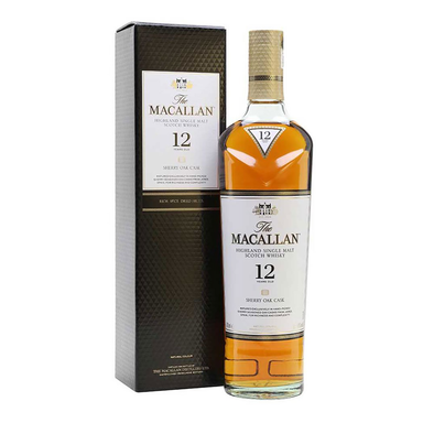 The Macallan 12 Year Old Sherry Oak Cask Single Malt Scotch Whisky 700ml - Kent Street Cellars