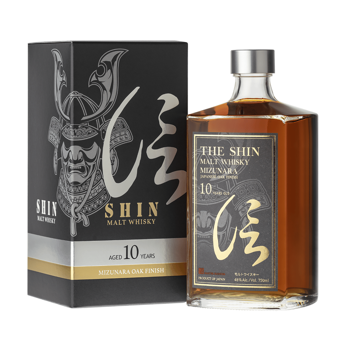 The Shin 10 Year Old Pure Malt Mizunara Oak Finish Japanese Whisky 700ml - Kent Street Cellars