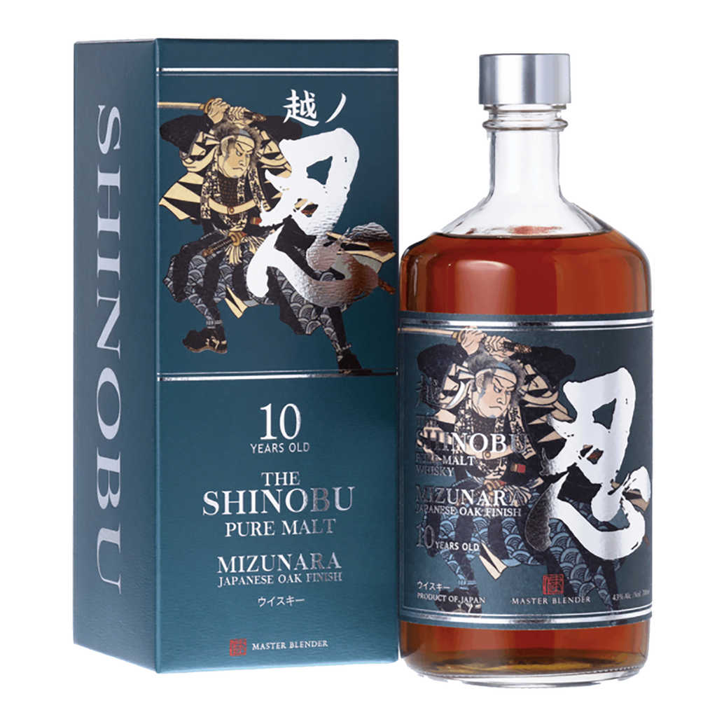 SHINOBU 10年 ピュアモルトウイスキー 700ml Shinobu 10 Year Old Pure Malt | Kent Street Cellars