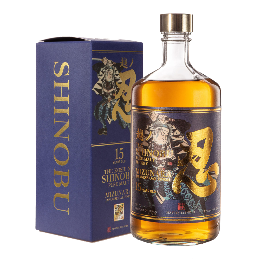 The Shinobu 15 Year Old Mizunara Oak Finish Pure Malt Japanese Whisky 700ml - Kent Street Cellars