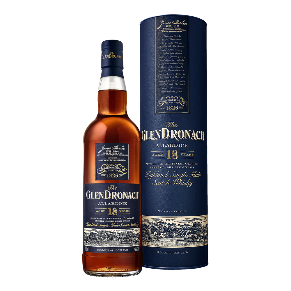 The GlenDronach Allardice 18 Year Old Single Malt Whisky 700ml - Kent Street Cellars