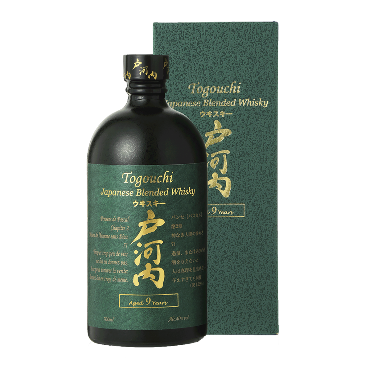 Togouchi 9 Year Old Blended Japanese Whisky 700ml - Kent Street Cellars