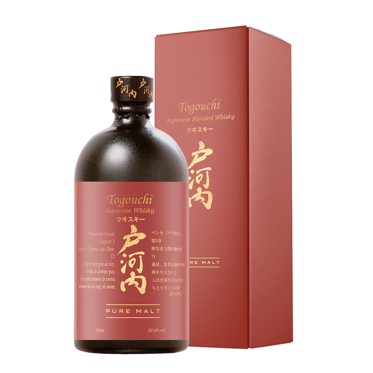 Togouchi Pure Malt Japanese Whisky 700ml - Kent Street Cellars