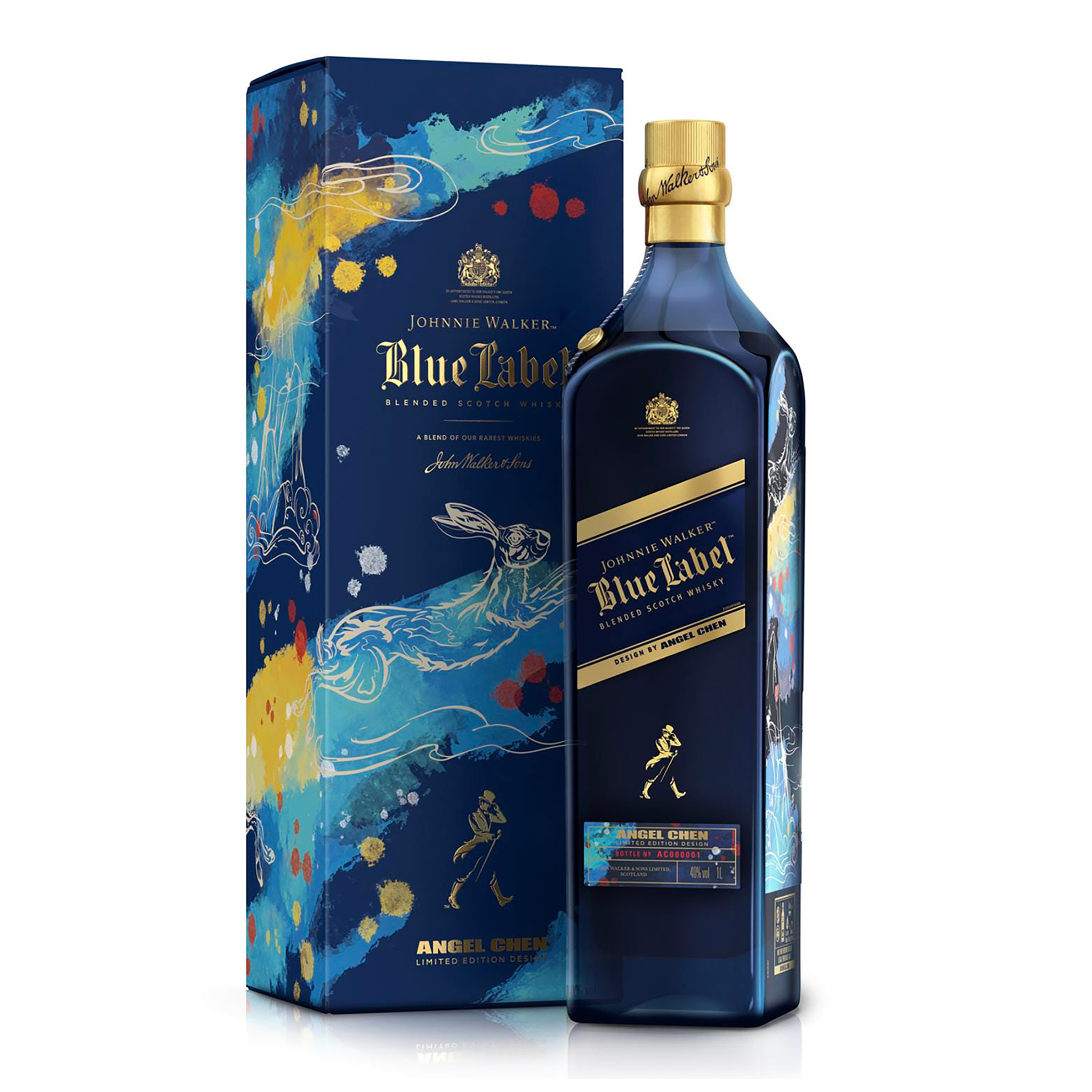 Johnnie Walker Blue Label Chinese New Year Limited Edition Year of the Rabbit Blended Scotch Whisky 700ml - Kent Street Cellars