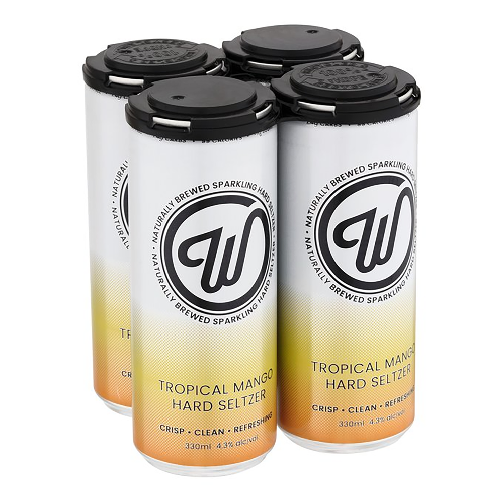 Wayward Brewing W Seltzer Tropical Mango (4 Pack) - Kent Street Cellars