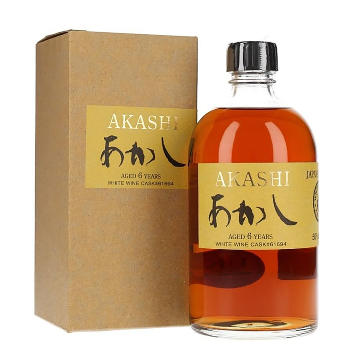 White Oak Akashi 6 Year Old White Wine Cask Single Malt Japanese Whisky 500ml