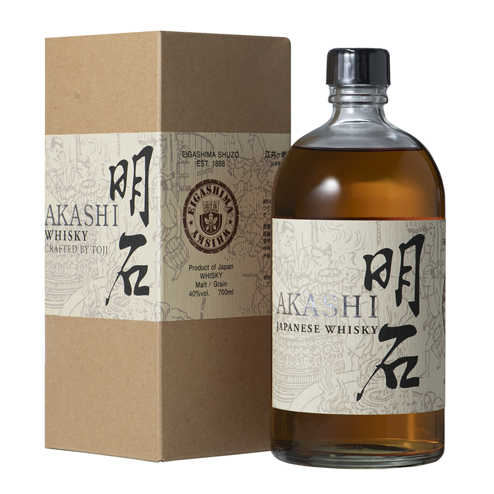 White Oak Akashi Crafted by Toji Malt & Grain Japanese Whisky 700ml - Kent Street Cellars